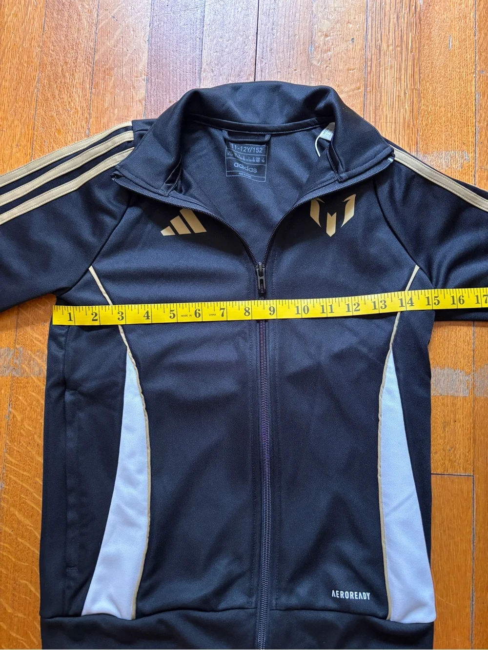 adidas Black and Gold Athletic Track Jacket & Pants